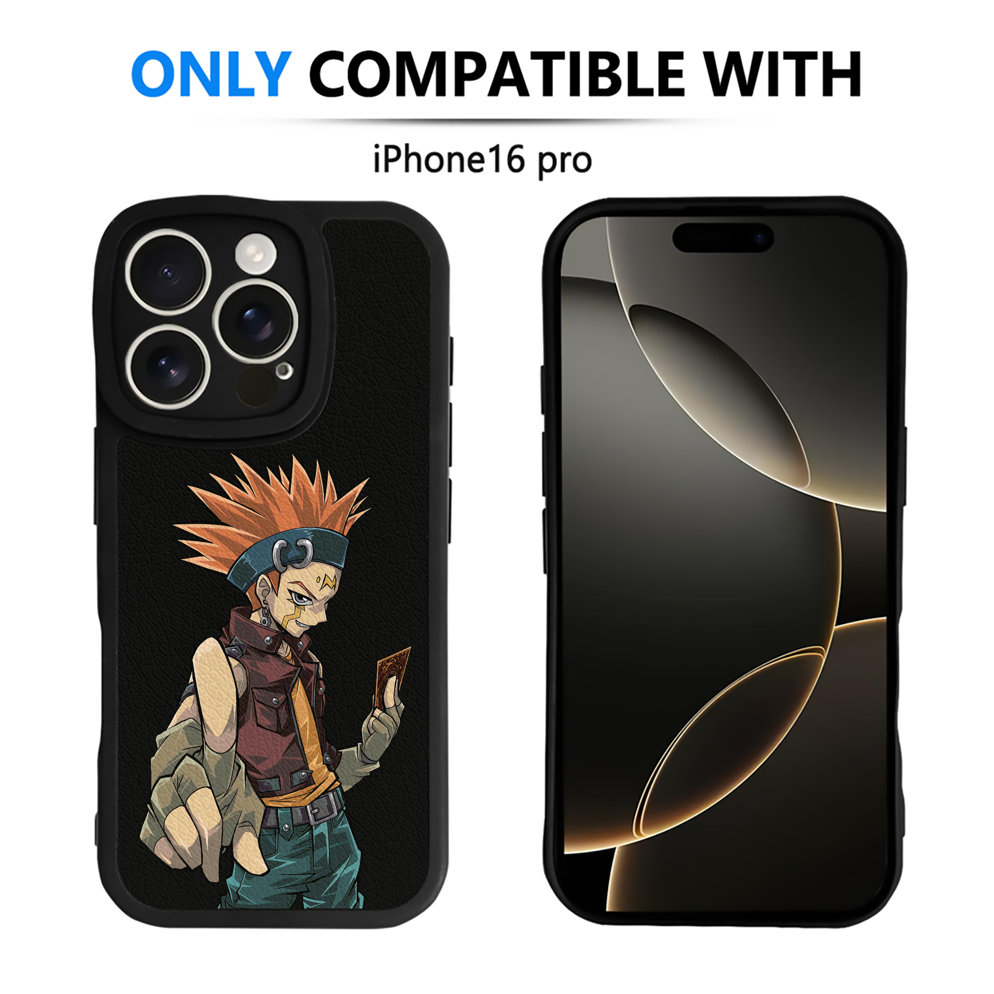 遊☆戯☆王 Yu-Gi-Oh! 【iPhone 16シリーズ対応】シリコンスマホケース（レザー調） 材質：シリコン